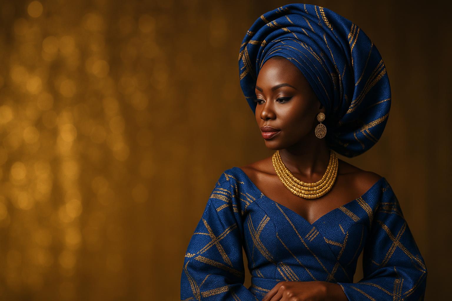 Authentic Nigerian traditional attire and fashion - Showcase 1 featuring Aso Oke fabrics